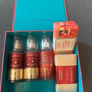 Bath and body works set with gift box
